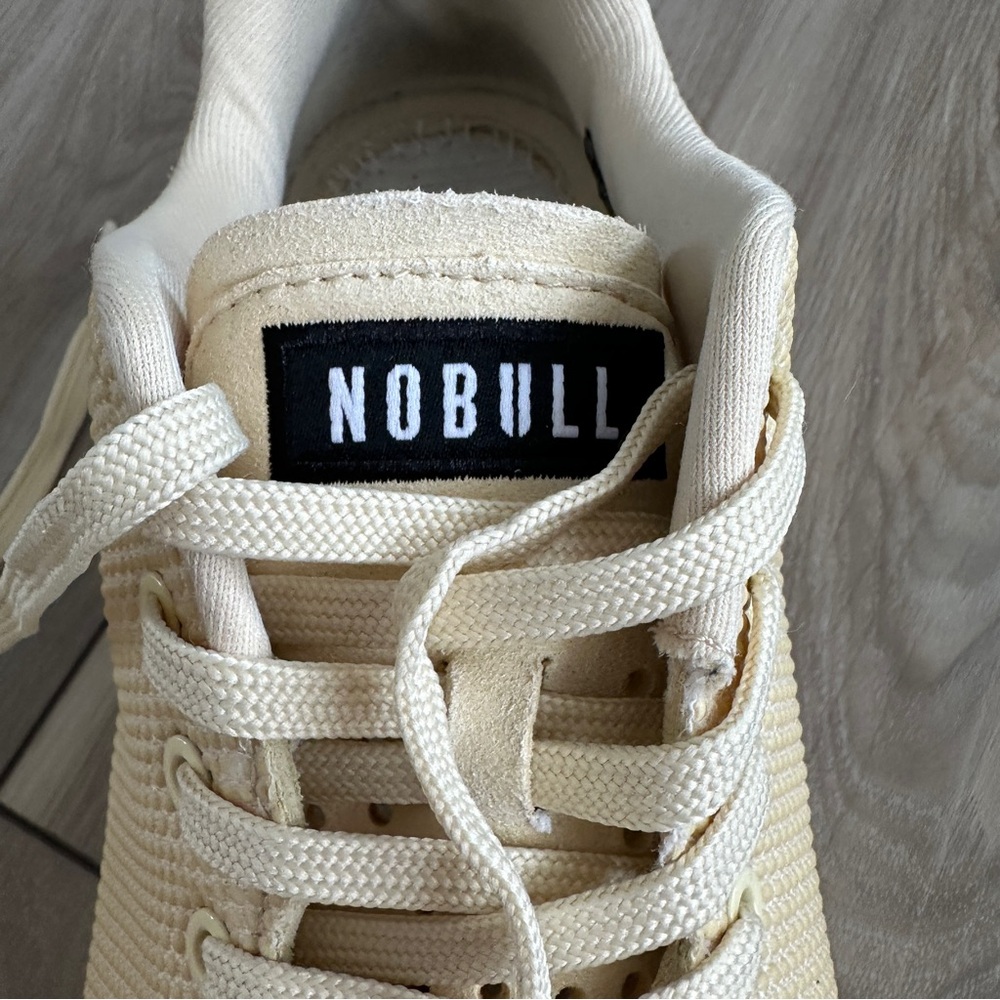 NOBULL SuperFabric Trainer Vanilla / Yellow Cross Training Shoes Mens 11 Outwork - Picture 13 of 16